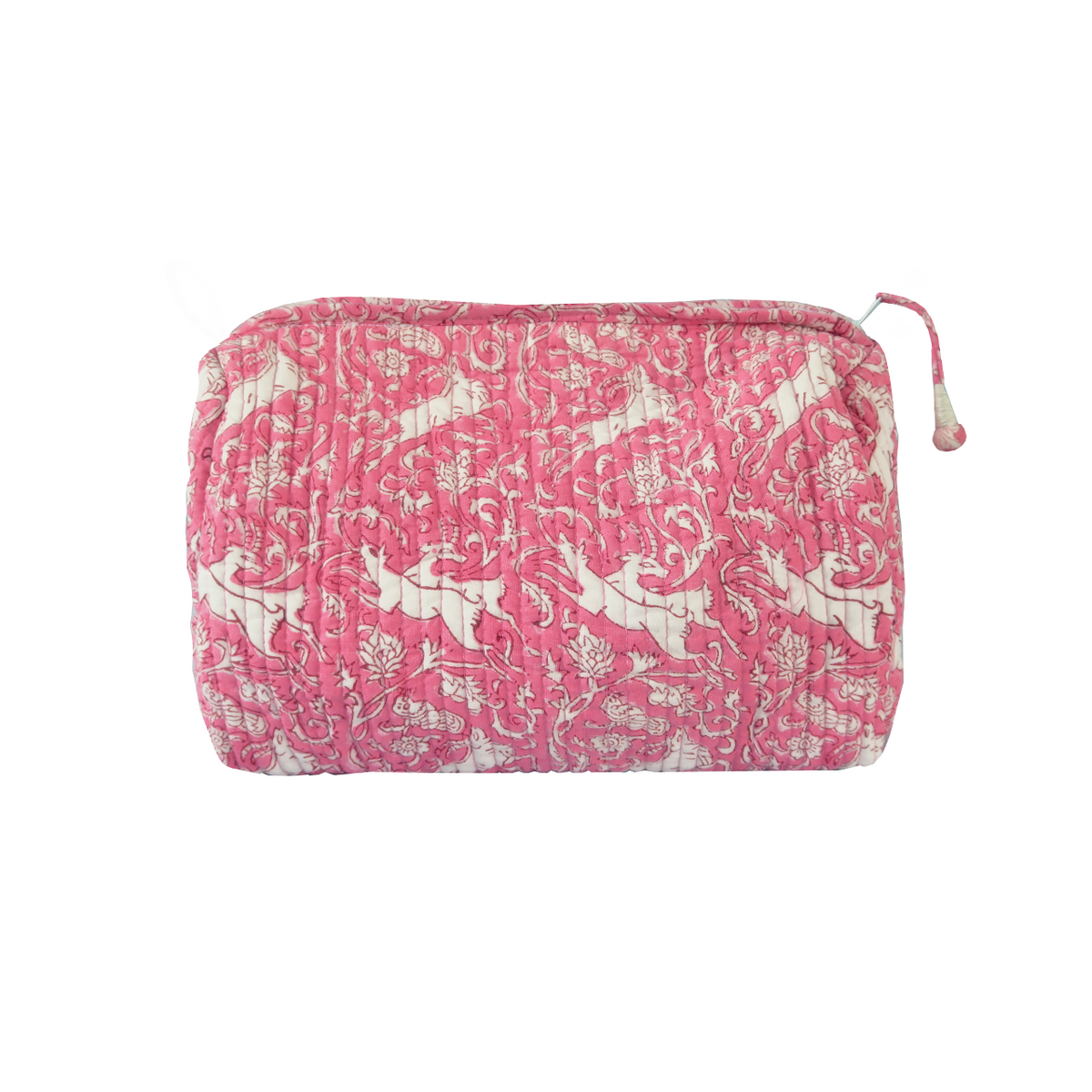 Quilted Toiletry Bag Pink The Pdkf Store 4517